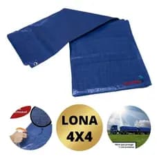Lona 4x4 Impermeável Plastico Encerado Azul Multiuso