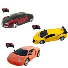 Carrinho De Controle Remoto com luzes cores