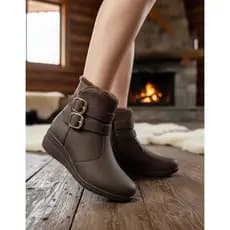 Bota Modare Feminino Pelinhos Anabela 7085.206