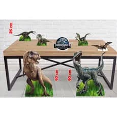 Totem Jurassic World  Display de mesa para festa e decoração