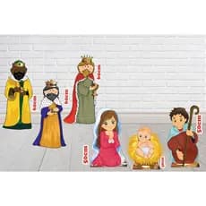 Display Presepio Natal, Totem Decorativo