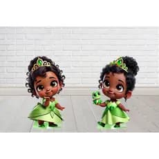 Display Princesa Tiana baby para Decoração