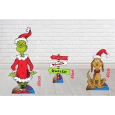 Display o Grinch para Decoração de Natal em mdf