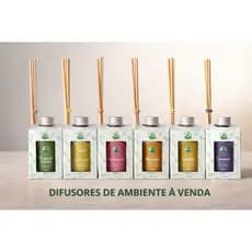 Difusor de Ambiente 200ml Aromatizador Casa Cheiroso Lavanda Vanilla Bambu Chá Branco Presente Decorativo
