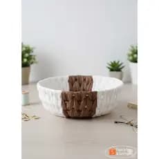 Cesto Redondo para Pão Decorativo | Ideal para Café da Manhã | Leve e Delicado