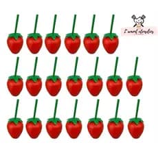 Copo Fruta Morango 500 ml Injetemp - Kit 20 unidades