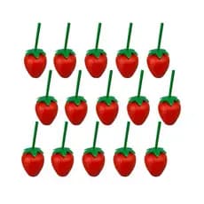 15 Copos Fruta Morango 500 ml Injetemp