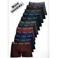 kit com 5 Cueca Boxer juvenil de 11 a 18 anos microfibra