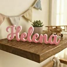 Letreiro Nome Personalizado Decoração Quarto Bebê Infantil  Maternidade