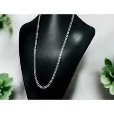 Corrente Masculina De prata  Elo 1x1 10mm 70cm mista gravação 925 Alta Qualidade Cordão Prata