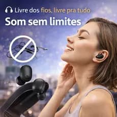 Fone Bluetooth Redmi Airdots 2 TWS 5.0 Sem Fio com Microfone Case Carregamento Entrega Rápida