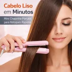 Mini Chapinha Cabelo Portátil Bivolt Entrega Rápida