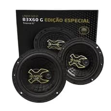Par alto falante triaxial bravox 6 b3x60 gold 100W rms