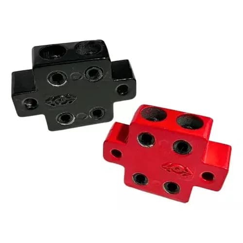 Bloco Distribuidor Polemar Alumínio Barramento 2x2