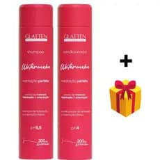 Kit Melancia Glatten Profissional Watermelon Shampoo e Condicionador 300ml