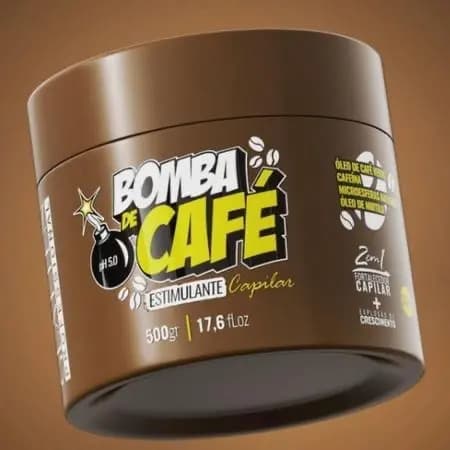 Mascara Bomba de Café Glatten Profissional - 500g