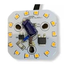 Placa Pcb Led - 14 Led 45x45mm 8w - 220v - 3000k C/ Cabo