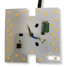 Placa Pcb Led - 28 Led 80x80mm 14w - 220v - 3000k C/ Cabo