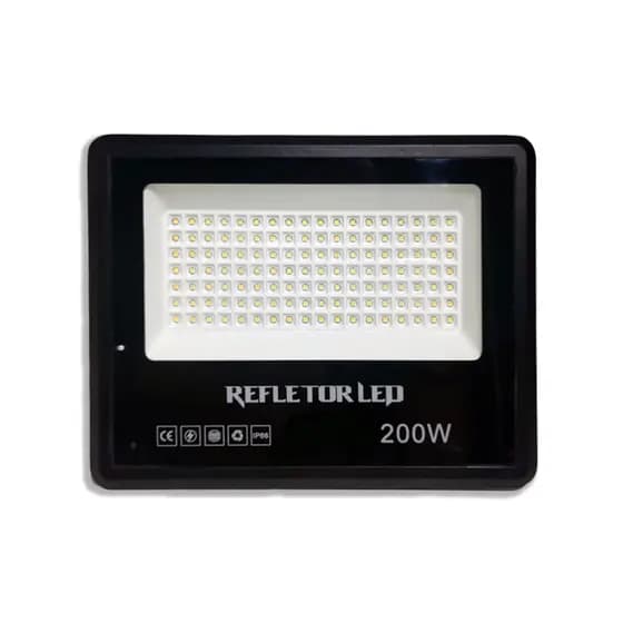 Refletor Led Holofote 200w Bivolt Branco Frio IP66 REP200WBF