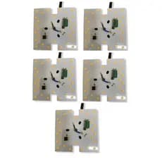 Kit 5x Placa Pcb Led - 28 Led 80x80mm 14w 220v 3000k C/ Cabo