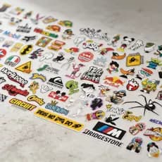 Kit 111 Adesivos Stickers Bag Moto Note-book Carro Bike