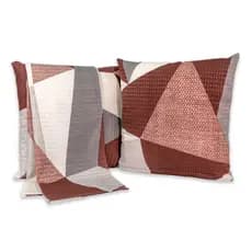 Kit Peseira Queen + Capas de Almofadas 40cm x 40cm Piquet