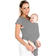 Baby Sling Mamãe Canguru Malha 100% Algodão Disponível em 2 Tamanhos e Varias Cores