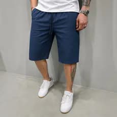 Bermuda Sarja Masculina Colorida Premium Casual Slim Reta Conforto Jeans Moda Verão Diversas Cores Qualidade