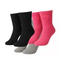 Kit 3 Meia Aerobica Fitness Feminina Frio Academia Tamanho 34 ao 40 AQN SPORT