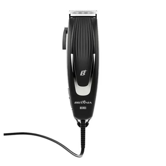 Máquina de Cortar Cabelo Britânia BCR03 | 18W, 9 Acessórios