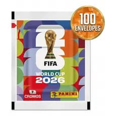 700Figurinhas Panini da Copa do Mundo 2026 - 100 Envelopes com 7 Figurinhas Display
