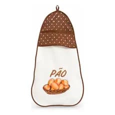 Sacola Pão Oxford Estampado Decoração Cozinha Casa