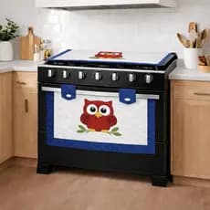 Kit Decorativo para Fogão Forno 6 Bocas Matelado Estampado
