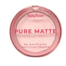 Pó Matificante Pure Matte Ruby Rose – Controle da Oleosidade e Efeito Natural