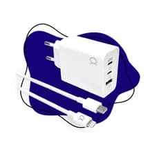 Carregador Turbo Agold 65w Ca46-6 Com Lightning Para iPhone