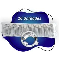 Kit 20 Peças Cabo Carregador Usb-c Tipo C Para Android E IOS Xiaomi Samsung iPhone