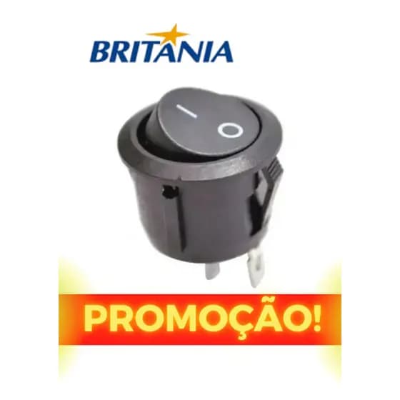 Chave Botão Liga Desliga Aspirador Britania Dust Off