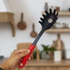 Pegador de Macarrão e Colher vazada Utensilios para Cozinha