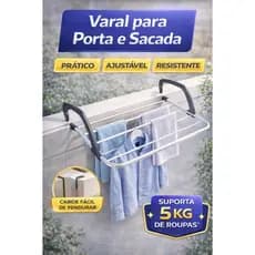 Varal para roupas Portatil de Janela