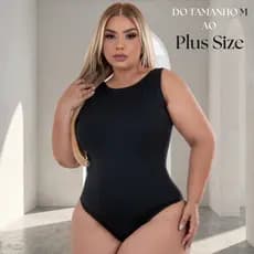 Body Maiô Com Bojo Feminino Natação Hidroginástica Conforto Absoluto Não Fica  Transparente Forro Duplo Premium