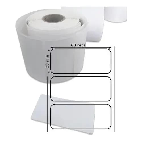 Etiqueta Térmica 60x30mm - 20 Metros - Para balanças de qualquer marca.