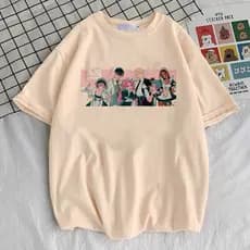 Camisa Alien Stage Camiseta Feminina Respirável T-Shirt Vintage 80s Clássico Anime 100% Algodão