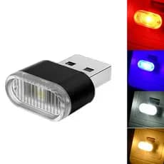 Lâmpada Decorativa Para Carro 5V Mini Usb Longa Vida Útil Ampla Aplicação Luzes Noturnas De Leitura De Emergência 20mA Atmosférica Led