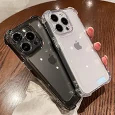 Luxo À Prova De Choque 4 Cantos Caso De Telefone Para iPhone 17 Air 16 15 14 13 12 11 Pro Max Plus Ultra Cristal