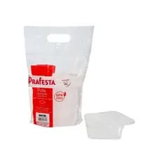 Kit C/ 01 Pct. De Pote Quadrado 400ml C/ Lacre C/10 Un. (Prafesta)