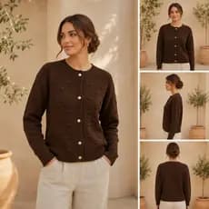 Cardigan Modal Feminino Luxo Confortável e Elegante Viral Tiktok 2026