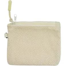 Bolsa Organizadora de Malha Multiuso com Design de Fechamento por Zíperes de Dupla Camada para Itens Pequenos