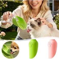 Adaptador de Silicone para Garrafa de Água para Cães, Dispensador de Água Portátil para Gatos para Garrafas Padrão, Tamp