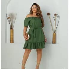 Vestido  kit com 2 peças ombro a ombro leve e confortável Premium de excelente qualidade