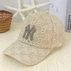 2026 letras de strass respirável lazer esportes malha All-Match moda masculina feminina boné de beisebol